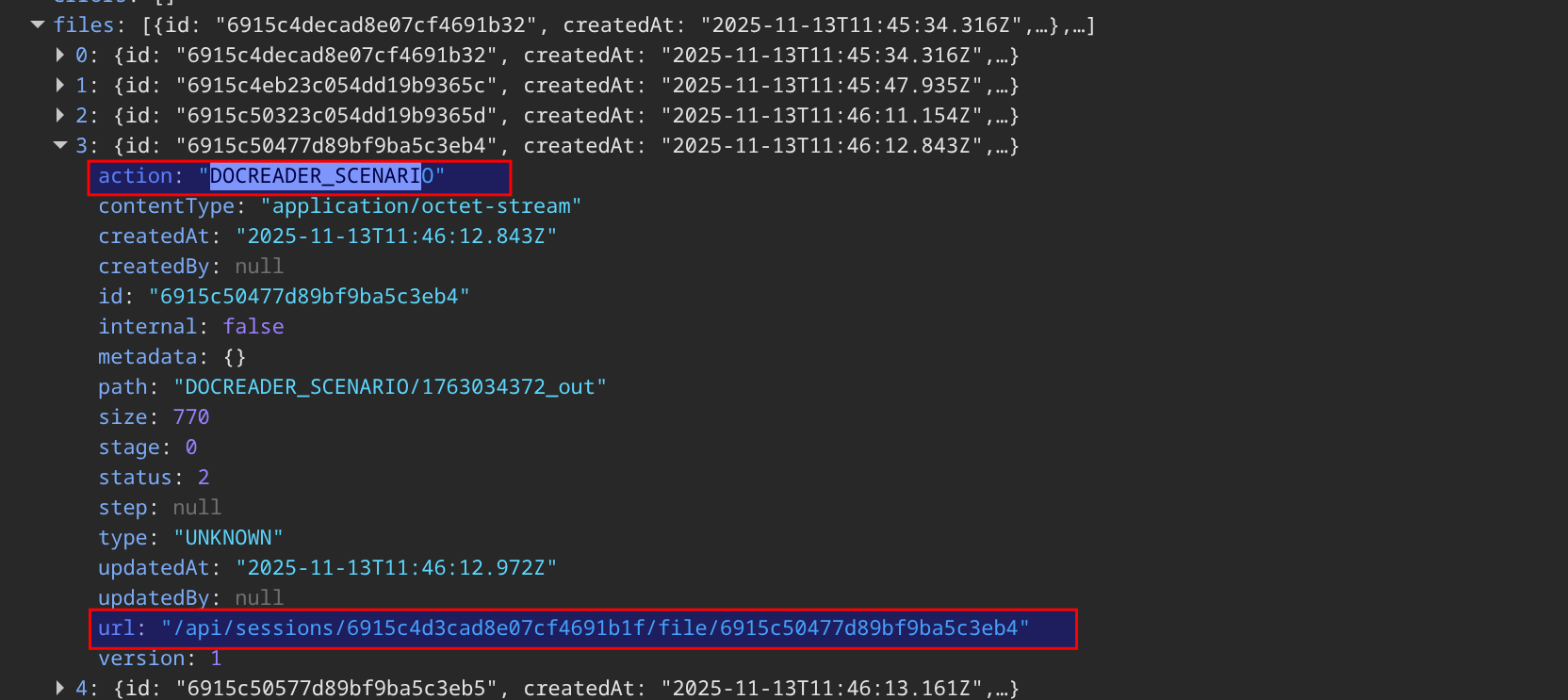 Extracting specific data