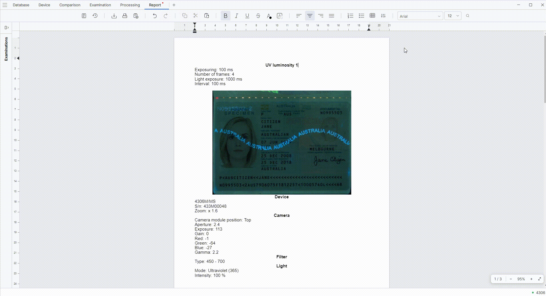Page orientation
